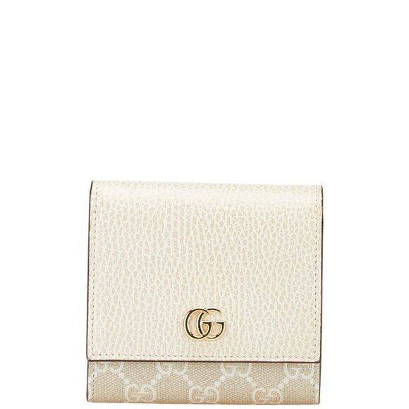 GUCCI Beige Leather Wallet - Picture 1 of 11